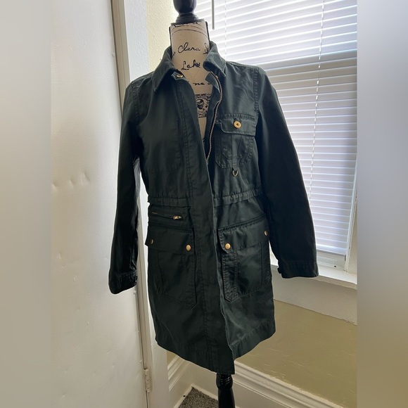 JCREW Womand Green Dark Jacket - Picture 6 of 16